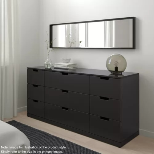 IKEA NORDLI Chest Of 12 Drawers 160x76 CM Anthracite Bedroom